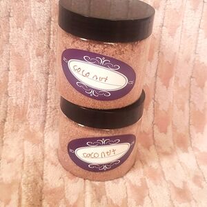 New release coconut sented body scrub
